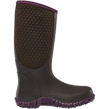 Lacrosse Boots Alpha Lite Women's Sizing Chocolate/Plum 5.0MM